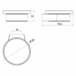 Emco Flow Black Seifenhalter
