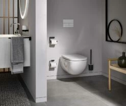 Emco Flow Black Papierhalter Ohne Deckel