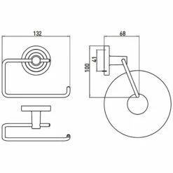 Emco Polo Papierhalter Ohne Deckel