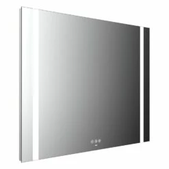 Emco MI 500+ LED-Lichtspiegel 110 Cm Mit Zwei Durchgehenden Lichtausschnitten Und Touch-Bedienfeld