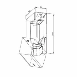 EWAR P-Linie Sensor-Desinfektionsmittelspender 950 Ml Tank