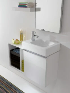 Geberit ICon Unterschrank Für Handwaschbecken 37 Cm, Türanschlag Links