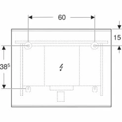 Geberit Option Plus Square Lichtspiegel 90 Cm Mit Direkter Und Indirekter Beleuchtung
