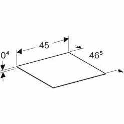 Geberit ONE Abdeckung Für Seitenschrank Und Seitenelement -KEUCO Verkauf geberit zubehoer one seitenschrank abdeckung und 7209687