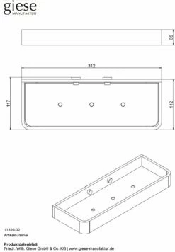 Giese Gifix Tono Duschkorb -KEUCO Verkauf giese duschkoerbe gifix tono duschkorb 10775828