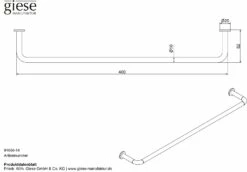 Giese Handtuchbügel Länge 41 Cm -KEUCO Verkauf giese handtuchhalter moebel und wand handtuchbuegel 10775912