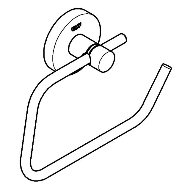 GROHE Start WC Papierhalter 2 GROHE Start WC Papierhalter – Bild 2