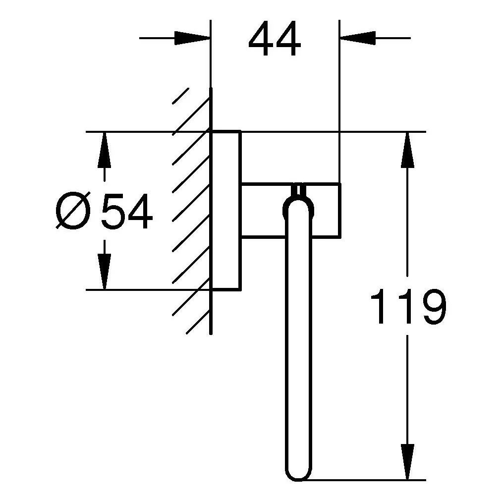 GROHE Start WC Papierhalter 3 GROHE Start WC Papierhalter – Bild 3