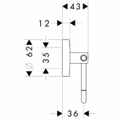 Hansgrohe Logis Papierrollenhalter Ohne Deckel