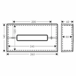 Hansgrohe AddStoris Kosmetiktuchbox