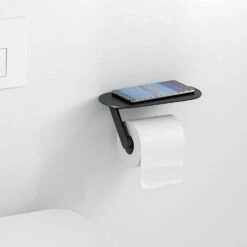 Hansgrohe WallStoris Toilettenpapierhalter Mit Ablage