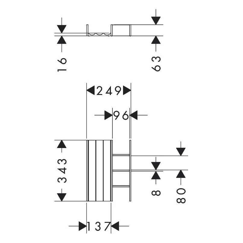 Hansgrohe IntraStoris Schubkasteninneinteilung Set 340 Für Waschtischschrank 58 Cm Und 136 Cm Breit 3 Hansgrohe IntraStoris Schubkasteninneinteilung Set 340 Für Waschtischschrank 58 Cm Und 136 Cm Breit – Bild 3