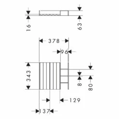 Hansgrohe IntraStoris Schubkasteninneinteilung Set 340 Für Waschtischschrank 78 Cm Und 156 Cm Breit 6 Hansgrohe IntraStoris Schubkasteninneinteilung Set 340 Für Waschtischschrank 78 Cm Und 156 Cm Breit -KEUCO Verkauf hansgrohe zubehoer badmoebel intrastoris schubkasteninneinteilung set 12123311