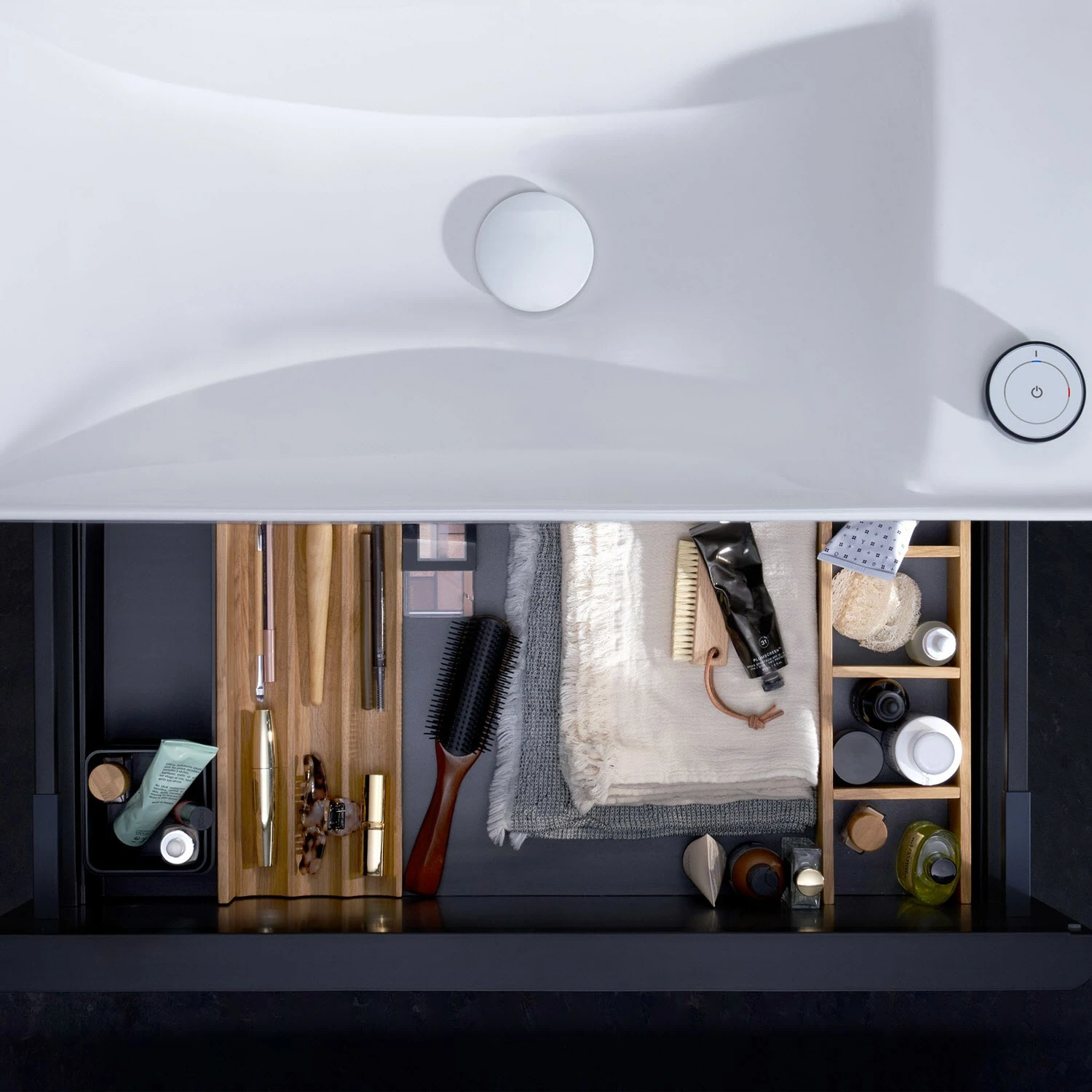 Hansgrohe IntraStoris Schubkasteninneinteilung Set 340 Für Waschtischschrank 58 Cm Und 136 Cm Breit 2 Hansgrohe IntraStoris Schubkasteninneinteilung Set 340 Für Waschtischschrank 58 Cm Und 136 Cm Breit – Bild 2