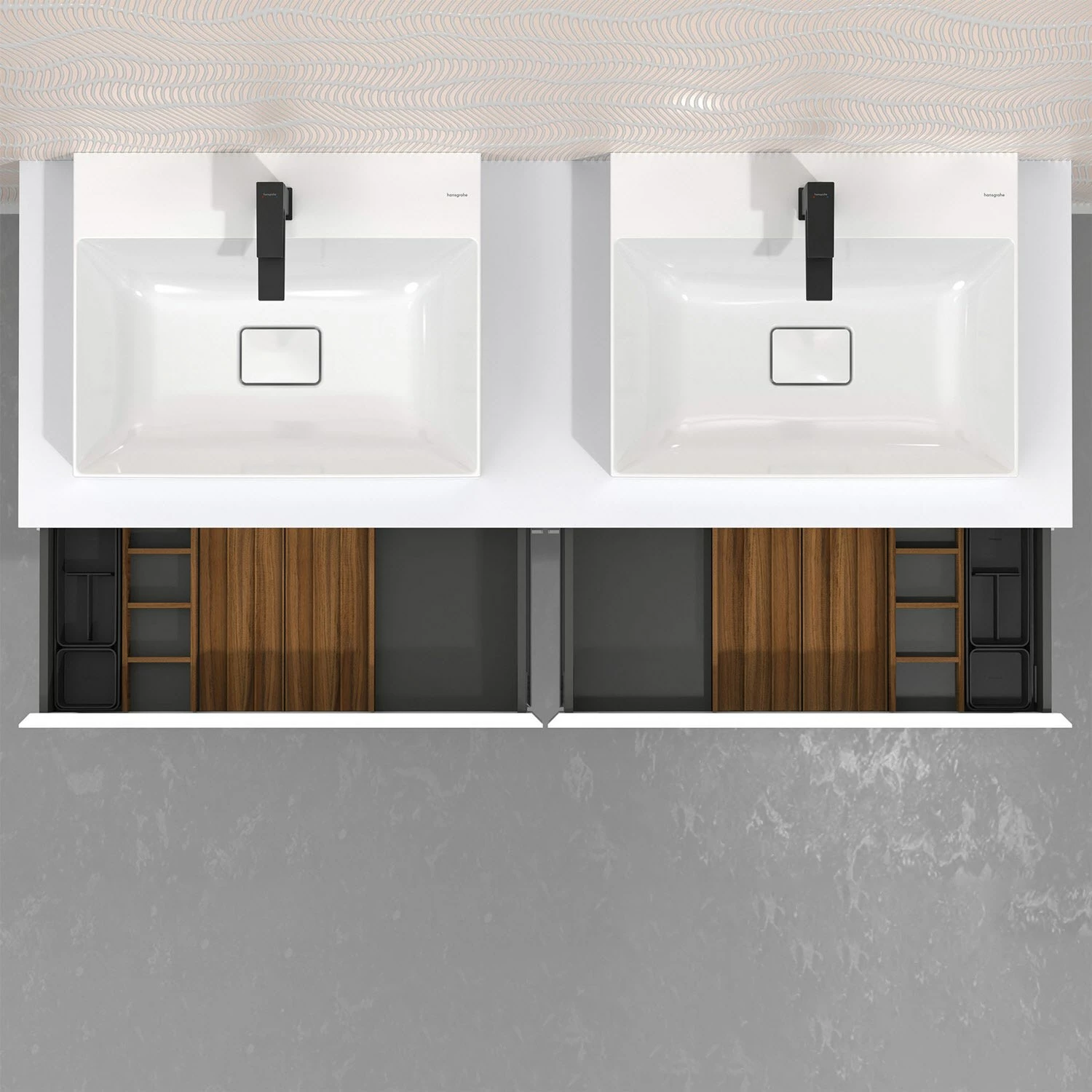 Hansgrohe IntraStoris Schubkasteninneneinteilung Set 320 Für Waschtischunterschrank 78 Cm Und 157,5 Cm Breit 2 Hansgrohe IntraStoris Schubkasteninneneinteilung Set 320 Für Waschtischunterschrank 78 Cm Und 157,5 Cm Breit – Bild 2