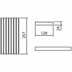 Alape A System Addit Ablage Für Kosmetikartikel FU.TB1