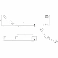 Avenarius Haltegriff 135° Links