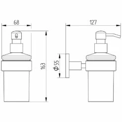 Avenarius Serie 190 Edelstahl Seifenspender