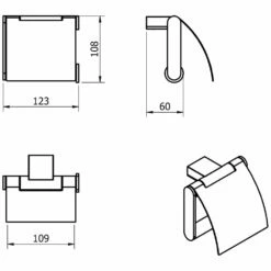 Avenarius Serie 390 Papierhalter Mit Deckel