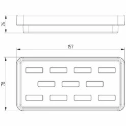 Avenarius Serie 480 Seifenschale