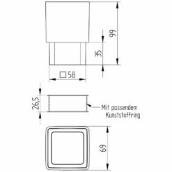 Avenarius Mundspülglas Für Multifunktionshalter