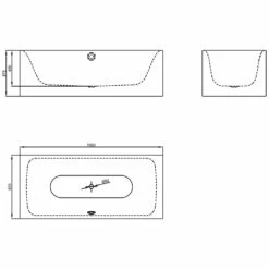 Bette LUX Silhouette Freistehende Badewanne 180 X 80 Cm 7 Bette LUX Silhouette Freistehende Badewanne 180 X 80 Cm -KEUCO Verkauf hersteller bette badewannen freistehende lux silhouette 2118274