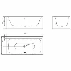 Bette LUX Silhouette Side Freistehende Badewanne 170 X 85 Cm 7 Bette LUX Silhouette Side Freistehende Badewanne 170 X 85 Cm -KEUCO Verkauf hersteller bette badewannen freistehende lux silhouette 2118313