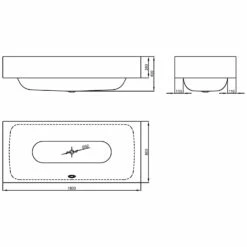 Bette Lux Highline Rechteckbadewanne 180 X 80 Cm 5 Bette Lux Highline Rechteckbadewanne 180 X 80 Cm -KEUCO Verkauf hersteller bette badewannen rechteckbadewannen lux highline 2118271