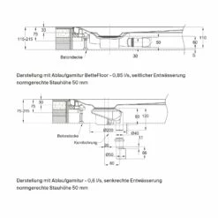 Bette BETTEFLOOR SIDE Duschfläche 140 X 100 Cm Mit Antirutsch Pro -KEUCO Verkauf hersteller bette duschwannen bettefloor side duschflaeche 2436049