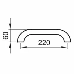 Bette Wannengriff B120, 22 Cm