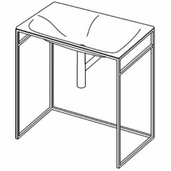 Bette Lux Shape Rahmengestell Für Waschtisch A171