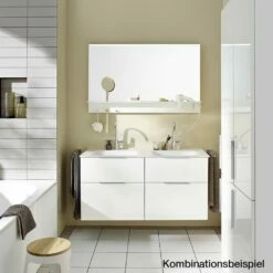 Burgbad Eqio Leuchtspiegel Mit LED Aufsatzleuchte Und Ablage 65 Cm