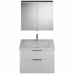 Burgbad Eqio Möbelkombination Inkl. Keramik-Waschtisch 93 Cm, Mit Griff G0200