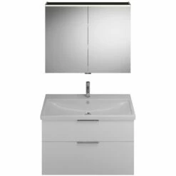 Burgbad Eqio Möbelkombination Inkl. Keramik-Waschtisch 103 Cm, Mit Griff G0146