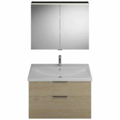 Burgbad Eqio Möbelkombination Inkl. Keramik-Waschtisch 103 Cm, Mit Griff G0200