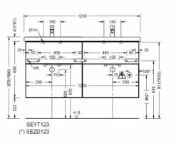 Burgbad Eqio Möbelkombination Inkl. Keramik-Doppelwaschtisch, Doppeltür Spiegelschrank 123 Cm Rechts, Mit Stangengriff P95 -KEUCO Verkauf hersteller burgbad eqio moebelkombinationen inkl keramik 6740692