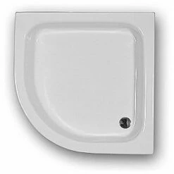 Caribia Eckdusche 100x15, Radius 55, 100 X 100 Cm