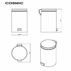 COSMIC Architect Abfallbehälter 12 Liter