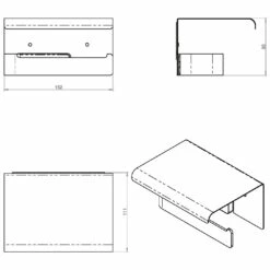 COSMIC Line Rollenhalter Mit Deckel -KEUCO Verkauf hersteller cosmic bath line rollenhalter deckel 3569603