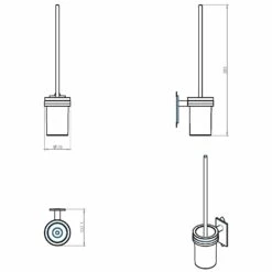 COSMIC Stick Toilettenbürstenhalter