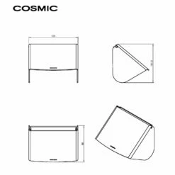 COSMIC Black & White Rollenhalter Mit Deckel 5 COSMIC Black & White Rollenhalter Mit Deckel -KEUCO Verkauf hersteller cosmic black white rollenhalter mit 3711092