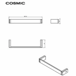 COSMIC Extreme Handtuchhalter, 30 Cm -KEUCO Verkauf hersteller cosmic extreme handtuchhalter laenge 30 3711242