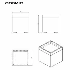 COSMIC The Grid Doppelter Zahnbürstenhalter -KEUCO Verkauf hersteller cosmic the grid extreme doppelter 3711299