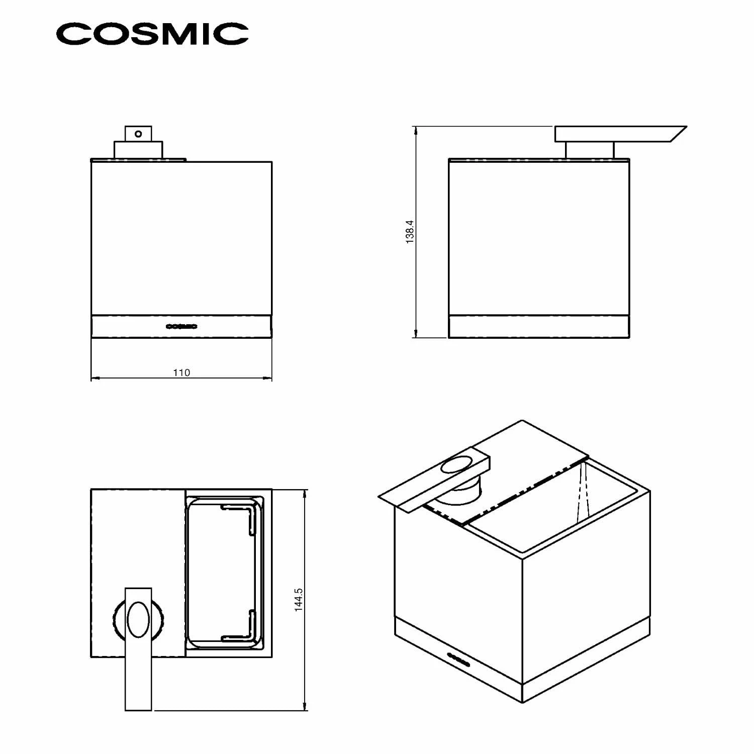 COSMIC The Grid Seifenspender Und Zahnbürstenhalter 2 COSMIC The Grid Seifenspender Und Zahnbürstenhalter – Bild 2