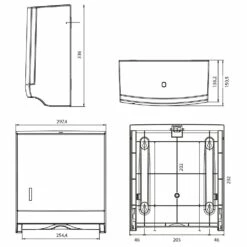 CWS ParadiseLine Faltpapierspender Paradise Stainless Steel Paper Slim 5 CWS ParadiseLine Faltpapierspender Paradise Stainless Steel Paper Slim -KEUCO Verkauf hersteller cws handtuchspender paradiseline faltpapierspender stainless 2063677