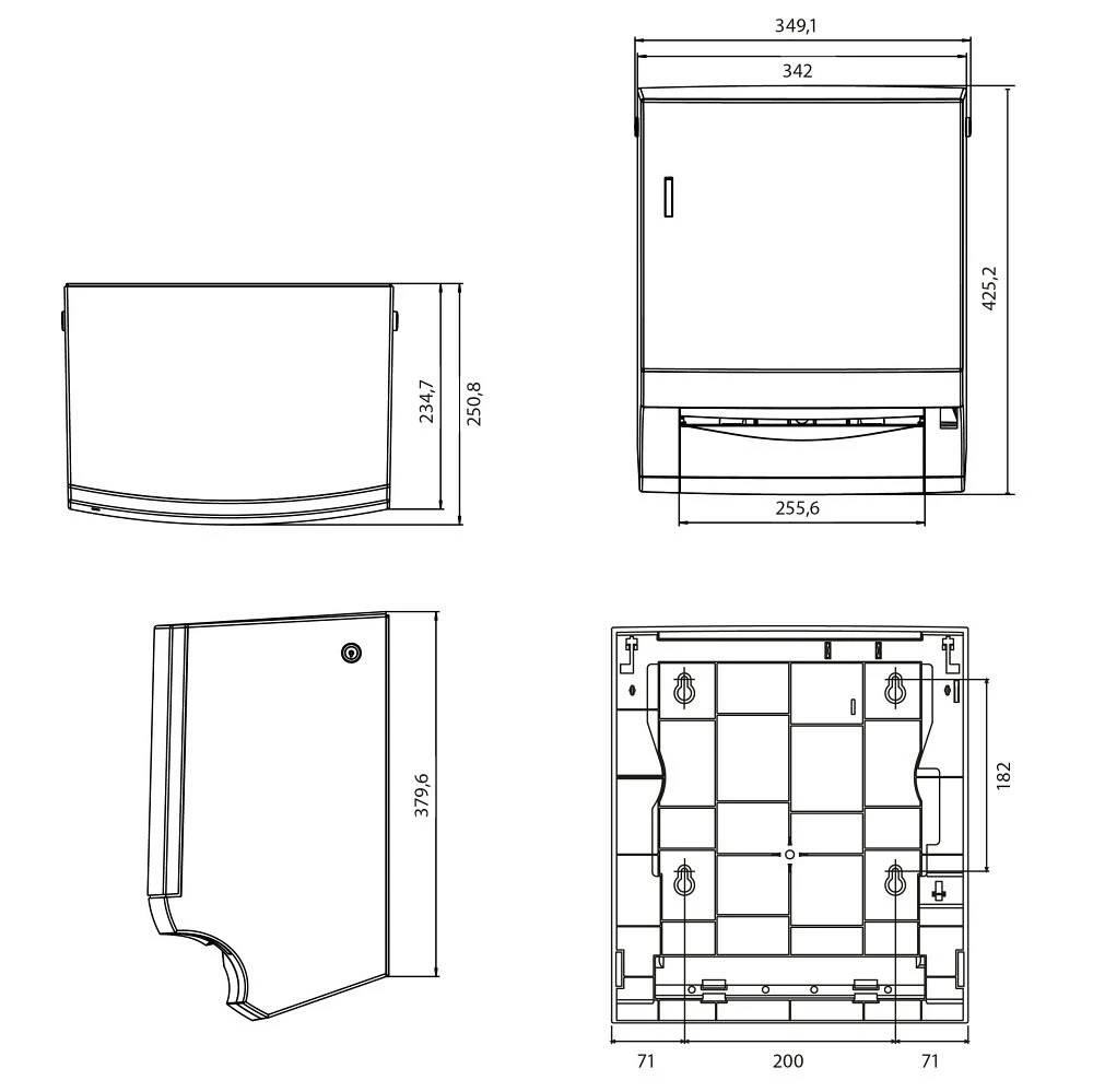 CWS ParadiseLine Panel Für Rollenpapierspender Paradise Paperroll 2 CWS ParadiseLine Panel Für Rollenpapierspender Paradise Paperroll – Bild 2