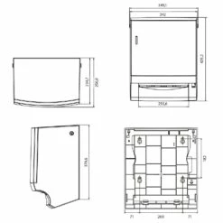 CWS ParadiseLine Rollenpapierspender Paradise Paperroll -KEUCO Verkauf hersteller cws handtuchspender paradiseline rollenpapierspender paperroll 2063617