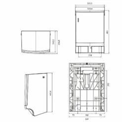 CWS ParadiseLine Stoffhandtuchspender Paradise Dry Slim -KEUCO Verkauf hersteller cws handtuchspender paradiseline stoffhandtuchspender dry 2063623
