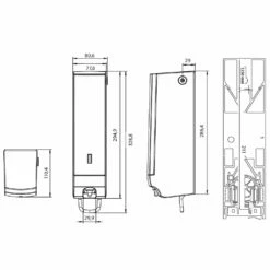 CWS ParadiseLine Seifencremespender Paradise Cream Slim -KEUCO Verkauf hersteller cws seifenspender 2063593