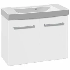 Dansani Mido Möbelset Mit Waschtisch Und Türen-Unterschrank, 82 Cm